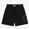 MANTO Baumwollshorts  LOGO schwarz