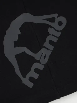 MANTO Baumwollshorts LOGO schwarz