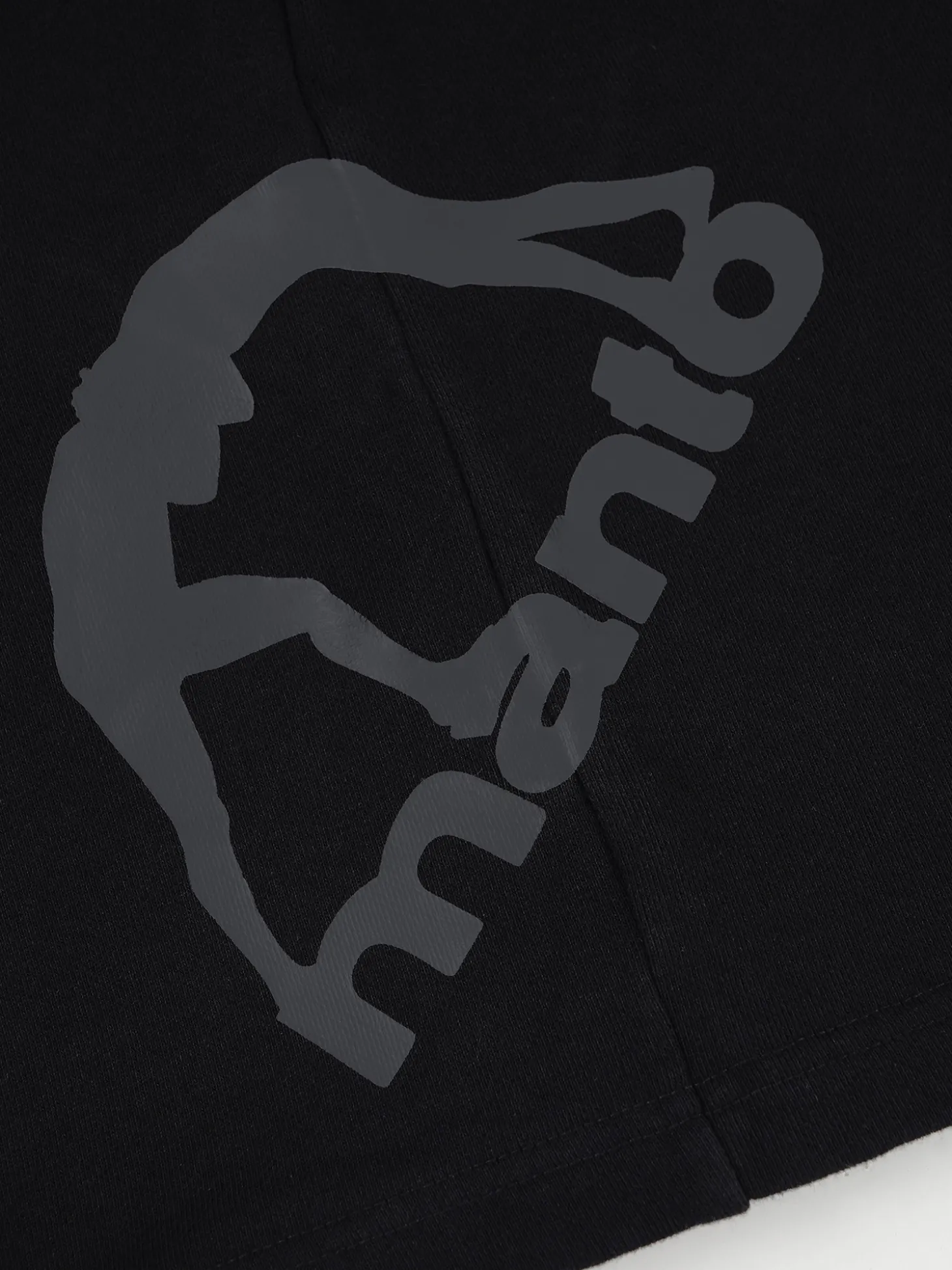 MANTO Baumwollshorts LOGO schwarz