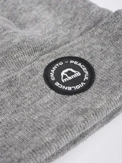 MANTO beanie CIRCLE grau