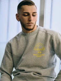 MANTO crewneck SOCIETY  heather gray