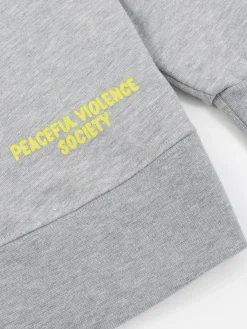 MANTO crewneck SOCIETY heather gray