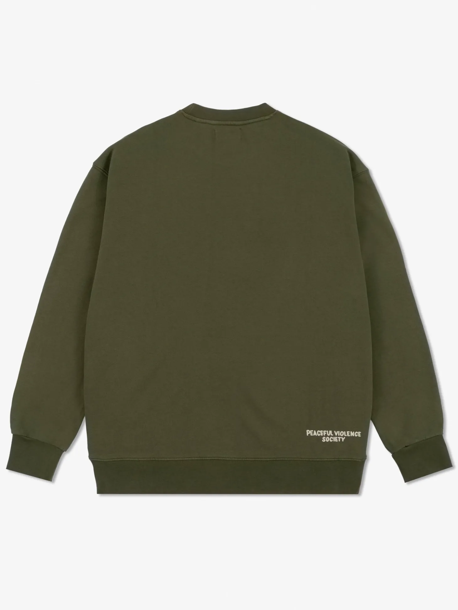 MANTO crewneck SOCIETY khaki
