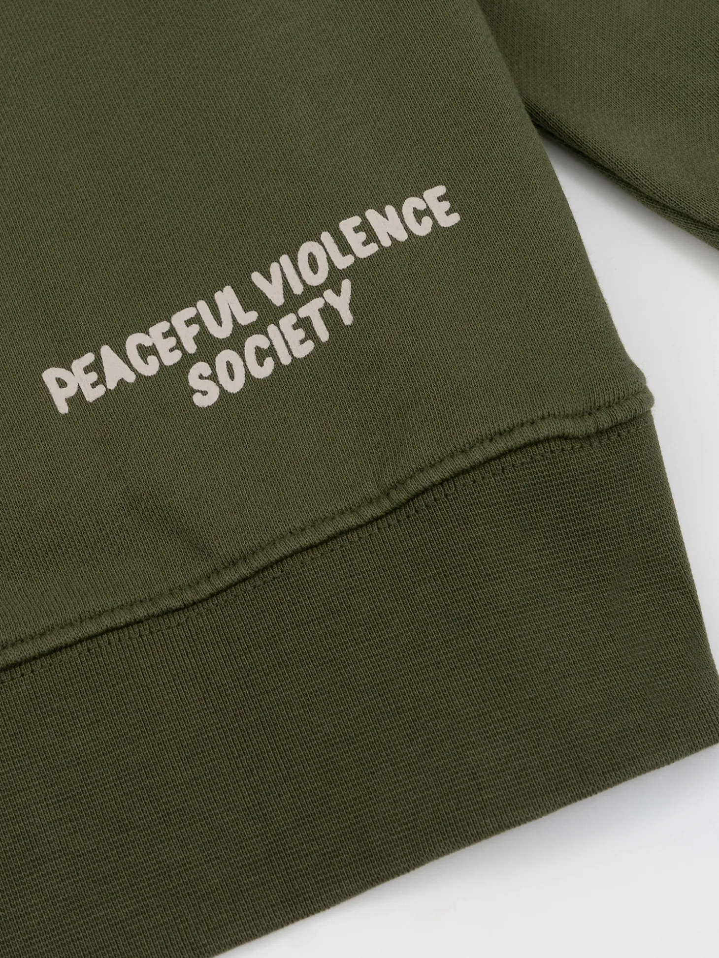 MANTO crewneck SOCIETY khaki