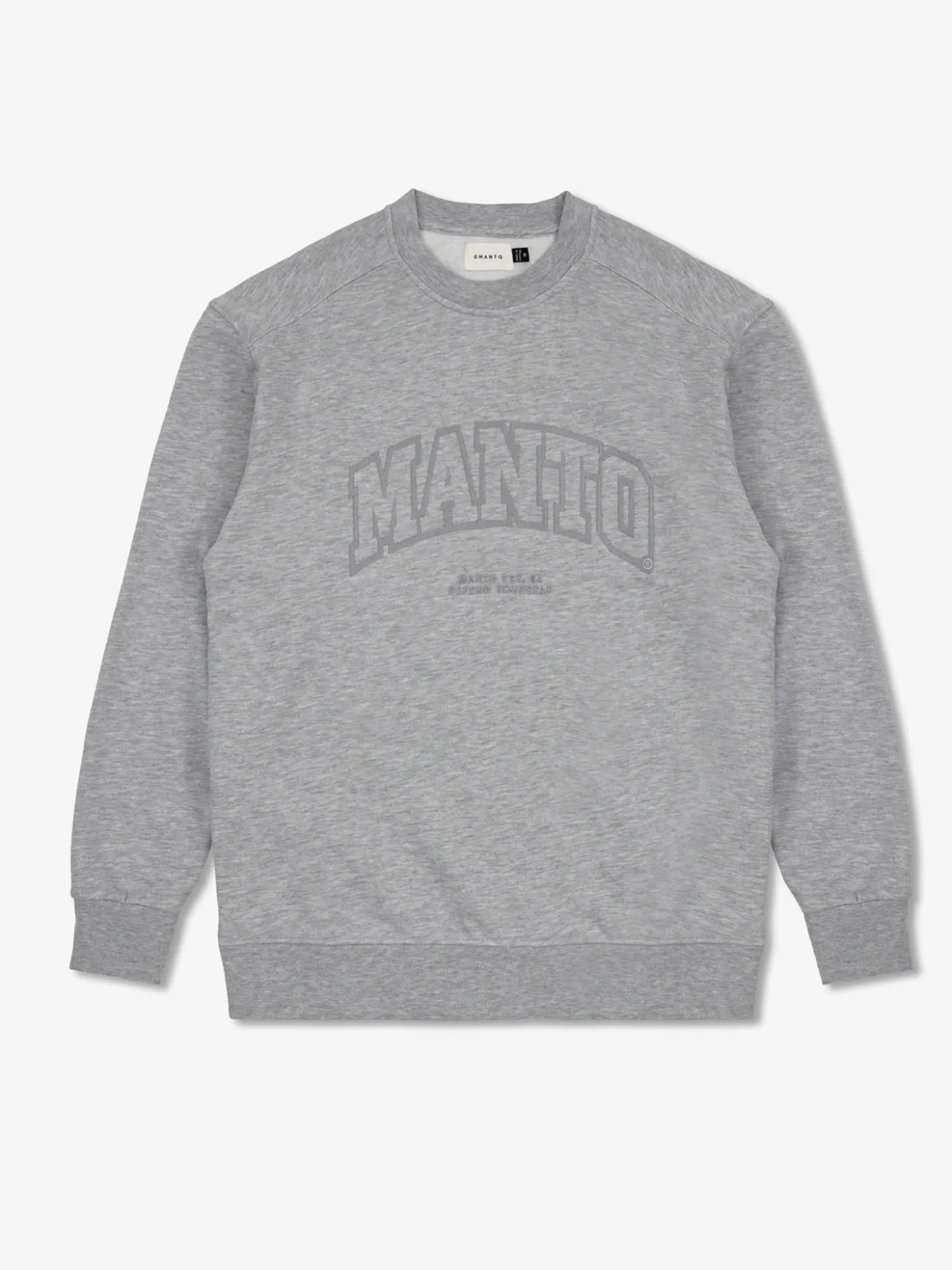 MANTO crewneck VARSITY grau