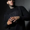 MANTO crewneck VARSITY  schwarz