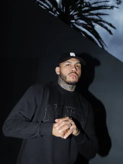 MANTO crewneck VARSITY schwarz