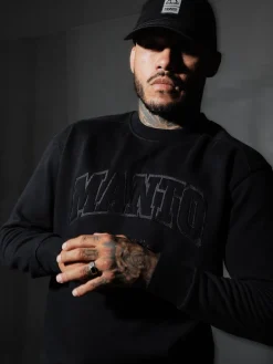 MANTO crewneck VARSITY schwarz