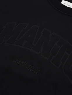 MANTO crewneck VARSITY schwarz