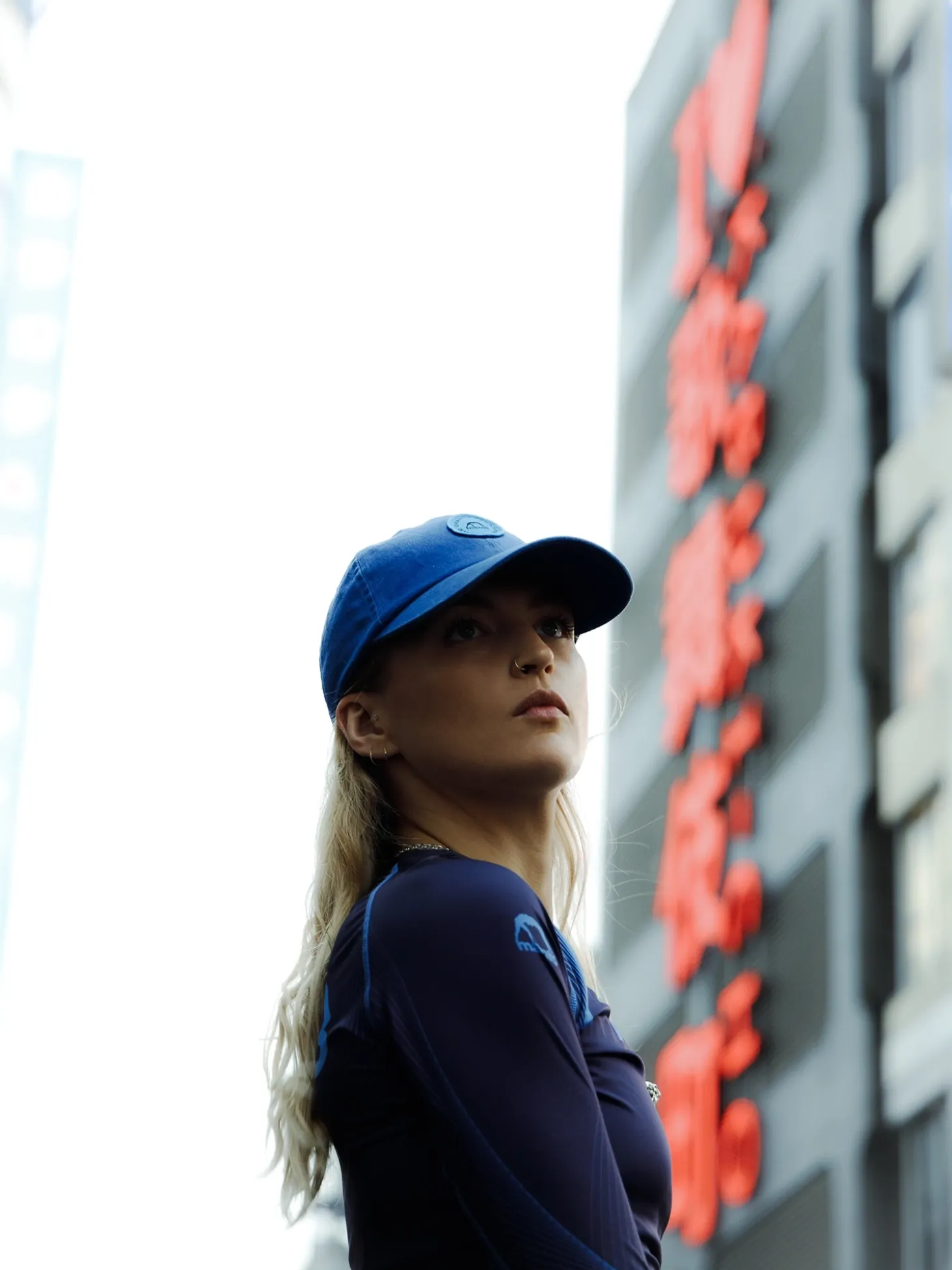MANTO dad cap CIRCLE blau