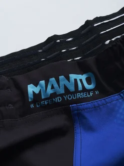 MANTO fight shorts ATOMIC blau