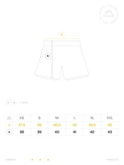 MANTO fight shorts BE YOURSELF