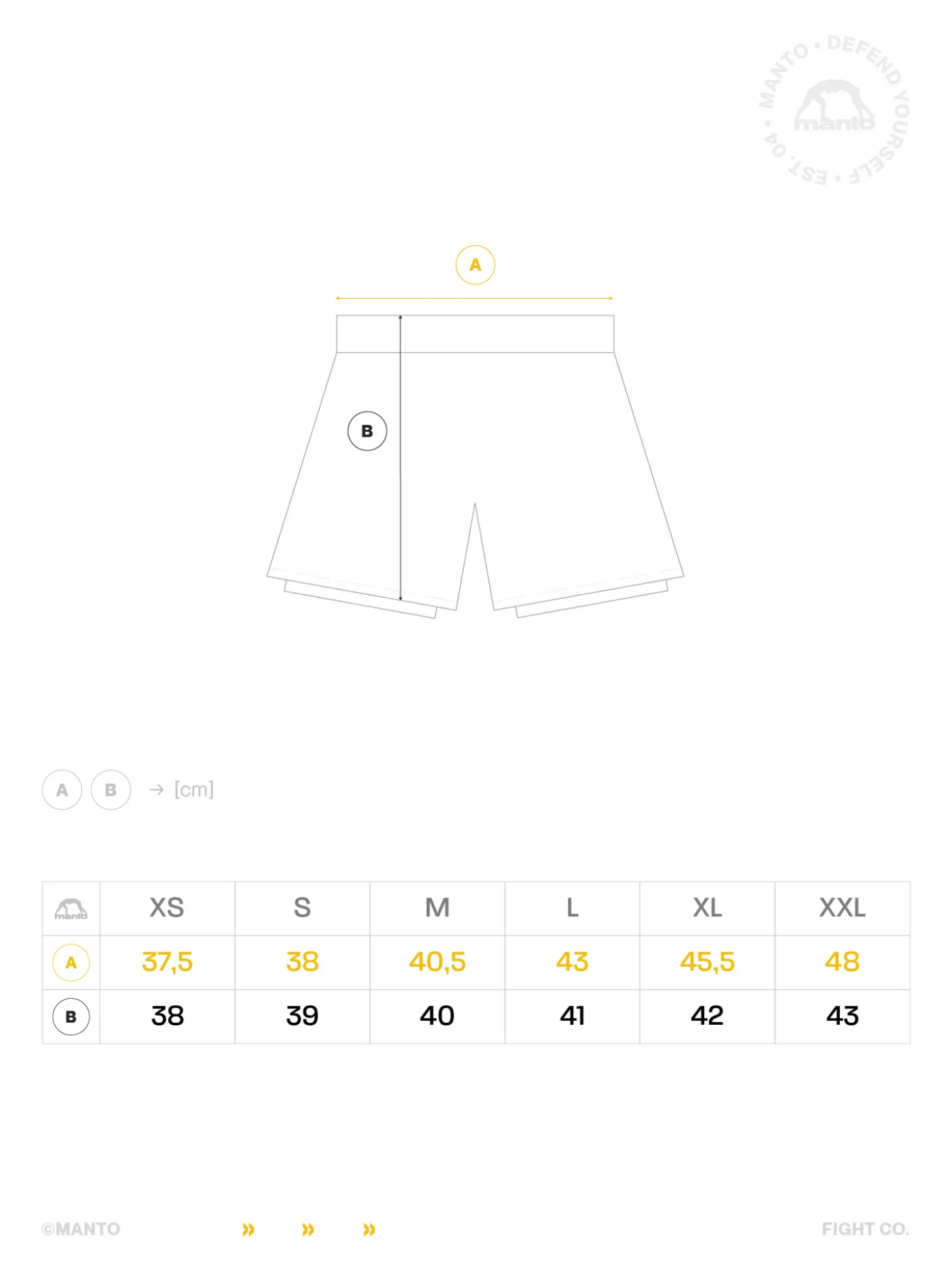 MANTO fight shorts TUFF LUV schwarz