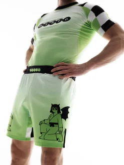 MANTO fight shorts TWO SIDES grun
