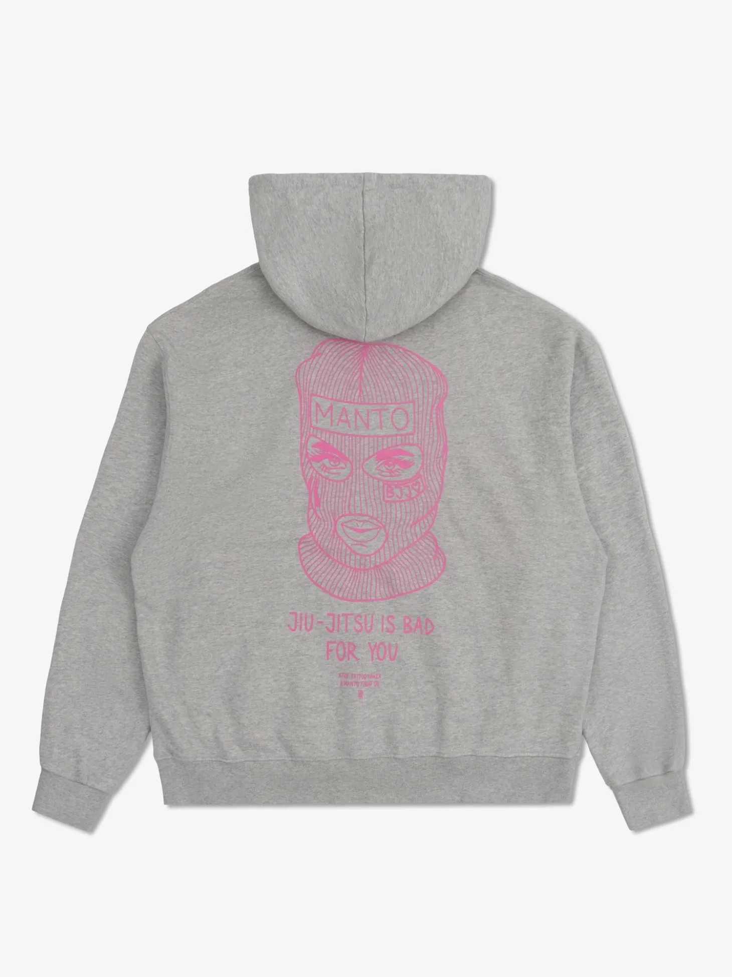MANTO hoodie BALACLAVA OVERSIZE melange