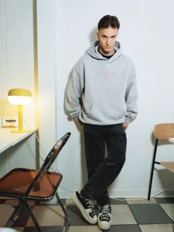 MANTO hoodie BALACLAVA OVERSIZE melange