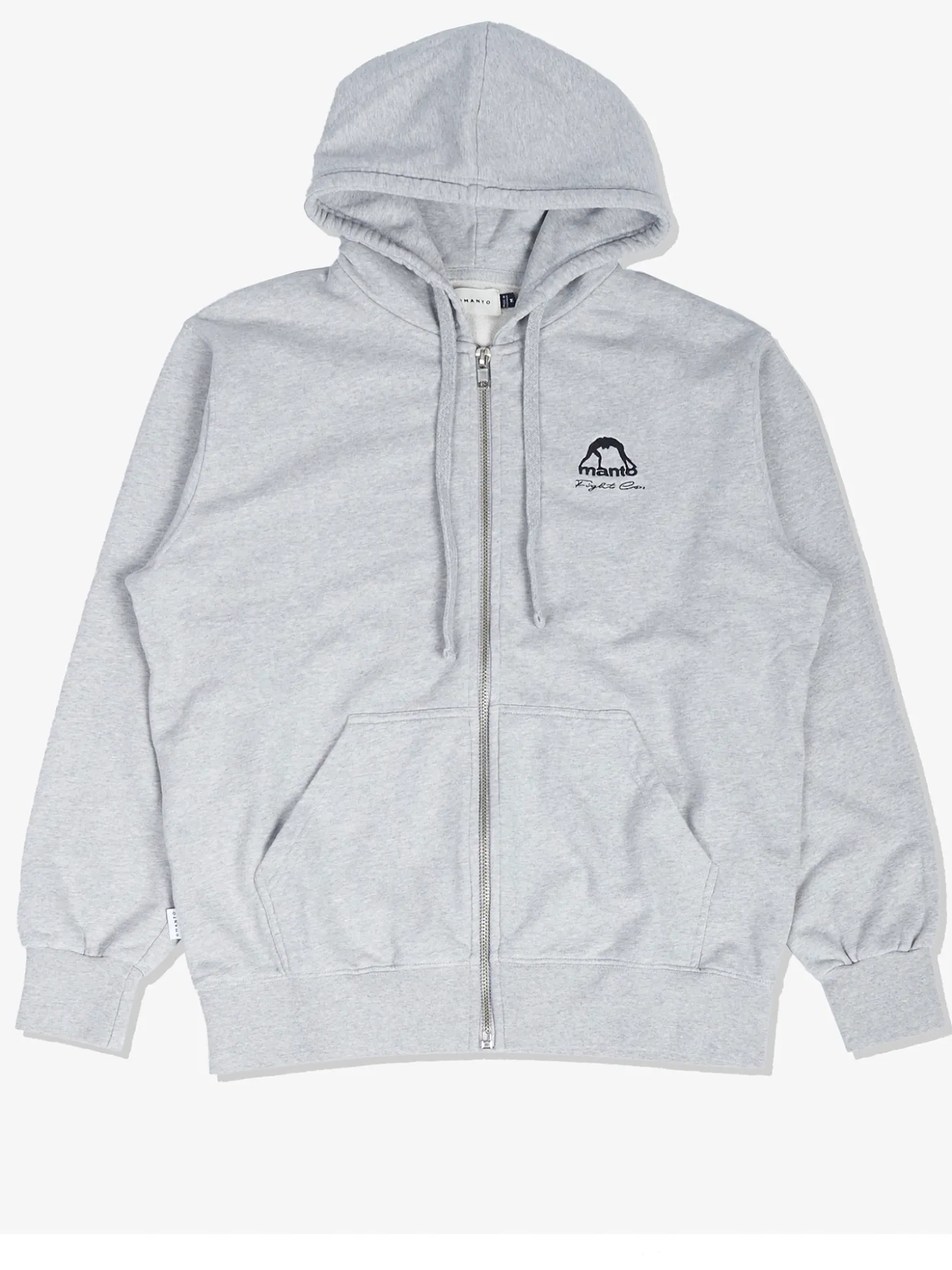 MANTO hoodie FIGHT COMPANY heather gray