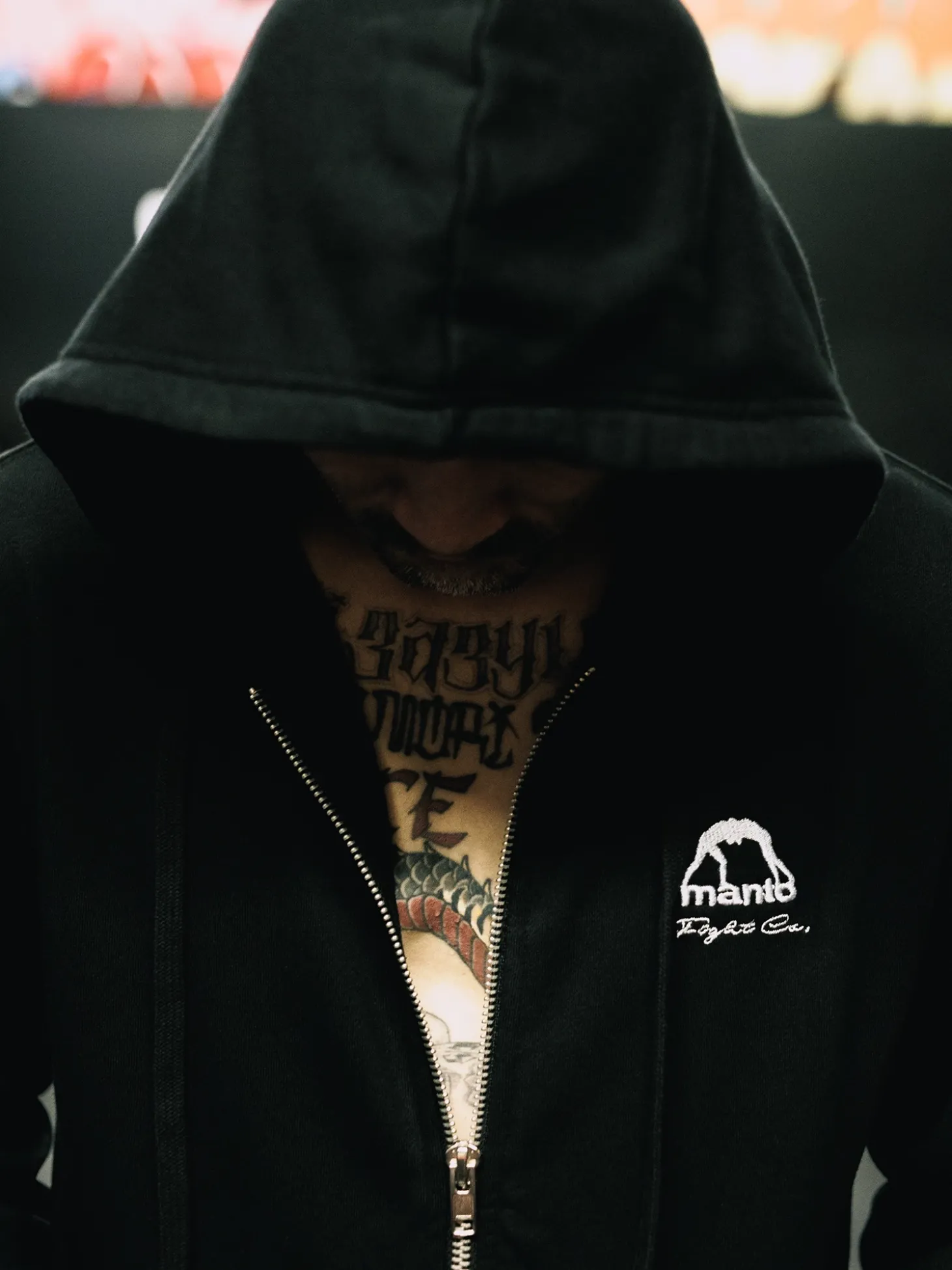 MANTO hoodie FIGHT COMPANY schwarz