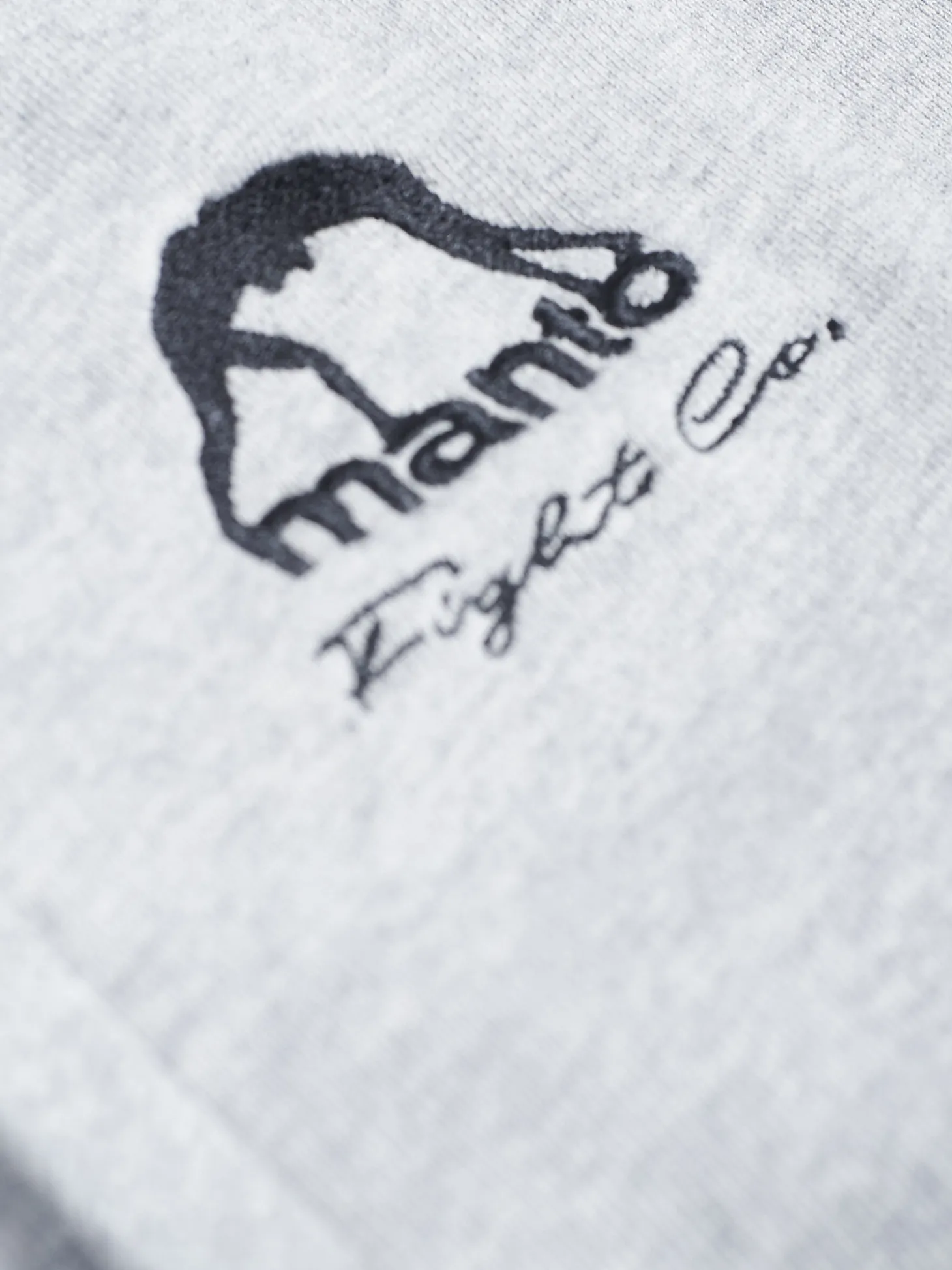 MANTO hoodie FIGHT COMPANY heather gray
