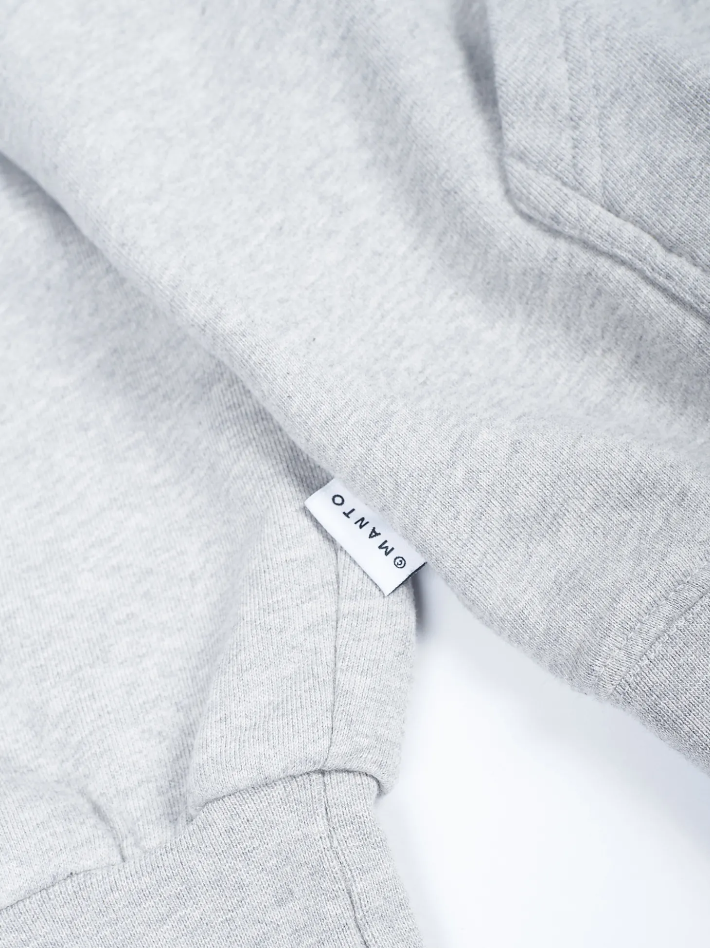 MANTO hoodie FIGHT COMPANY heather gray