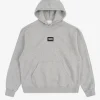 MANTO hoodie LABEL 25 OVERSIZE Heidegrau
