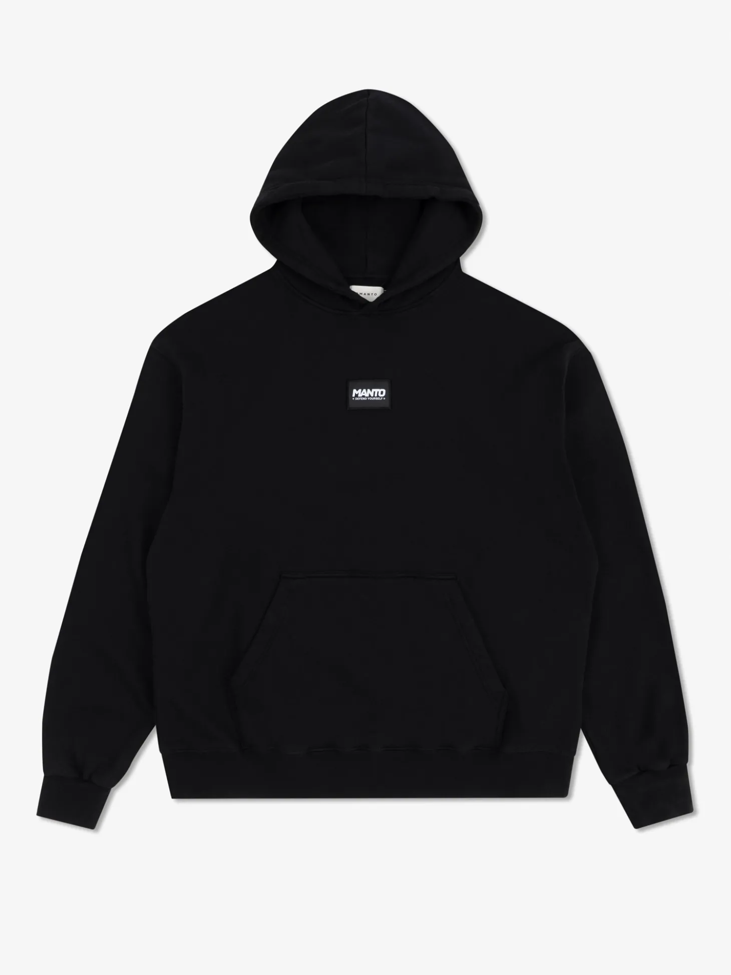 MANTO hoodie LABEL 25 OVERSIZE schwarz
