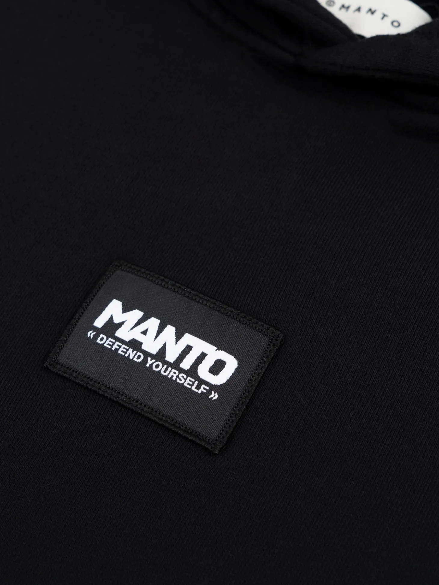 MANTO hoodie LABEL 25 OVERSIZE schwarz
