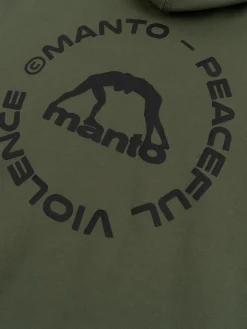 MANTO hoodie LABEL 25 OVERSIZE khaki