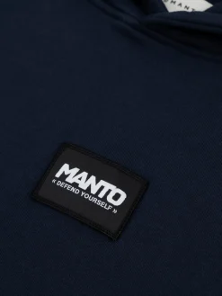 MANTO hoodie LABEL 25 OVERSIZE marineblau