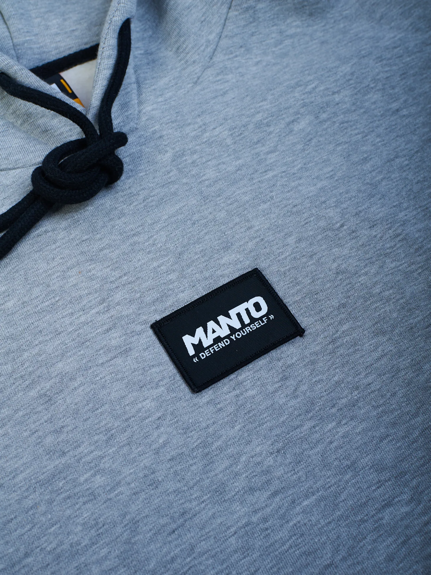MANTO hoodie LABEL OVERSIZE heather gray