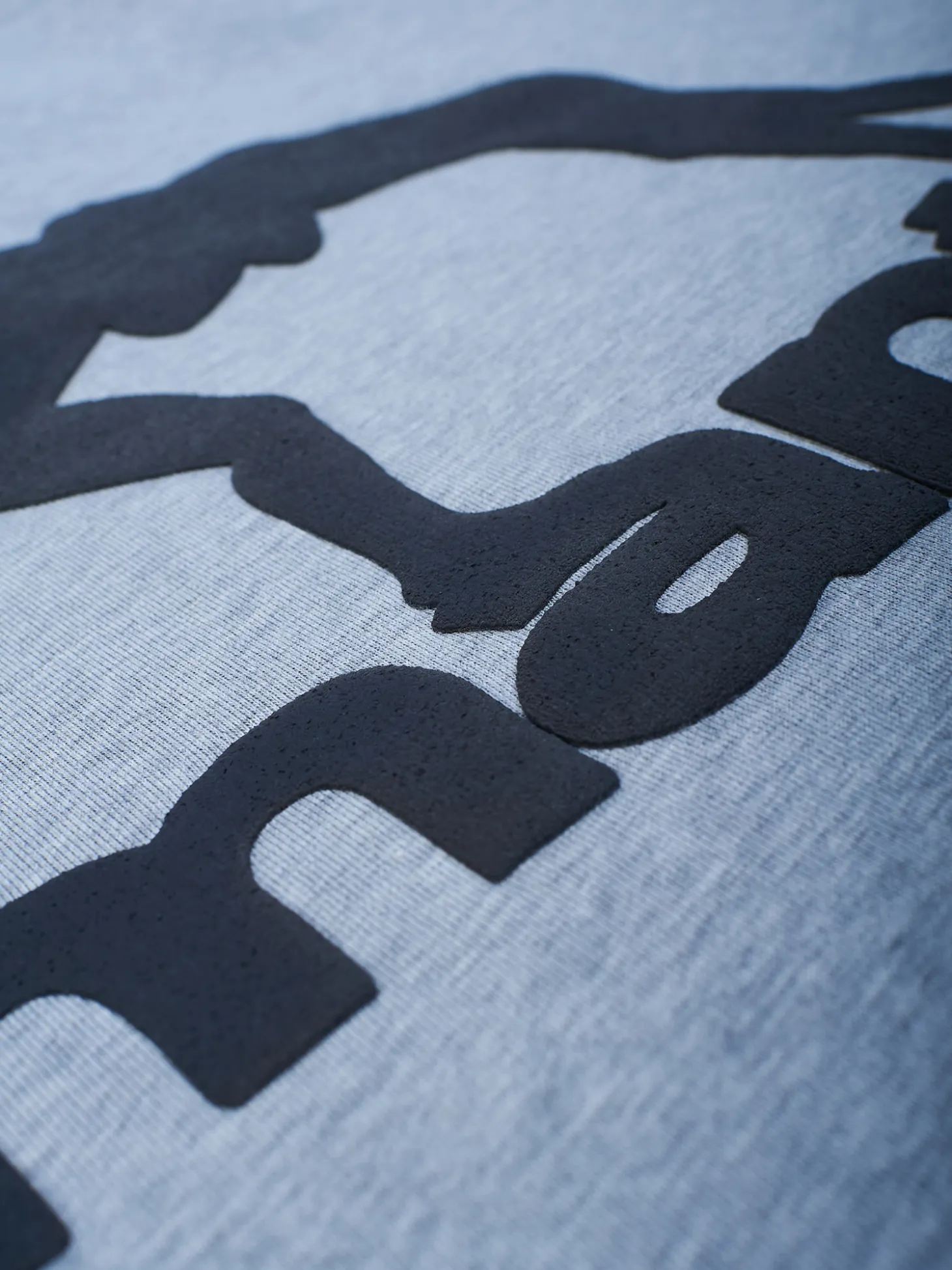 MANTO hoodie LABEL OVERSIZE heather gray