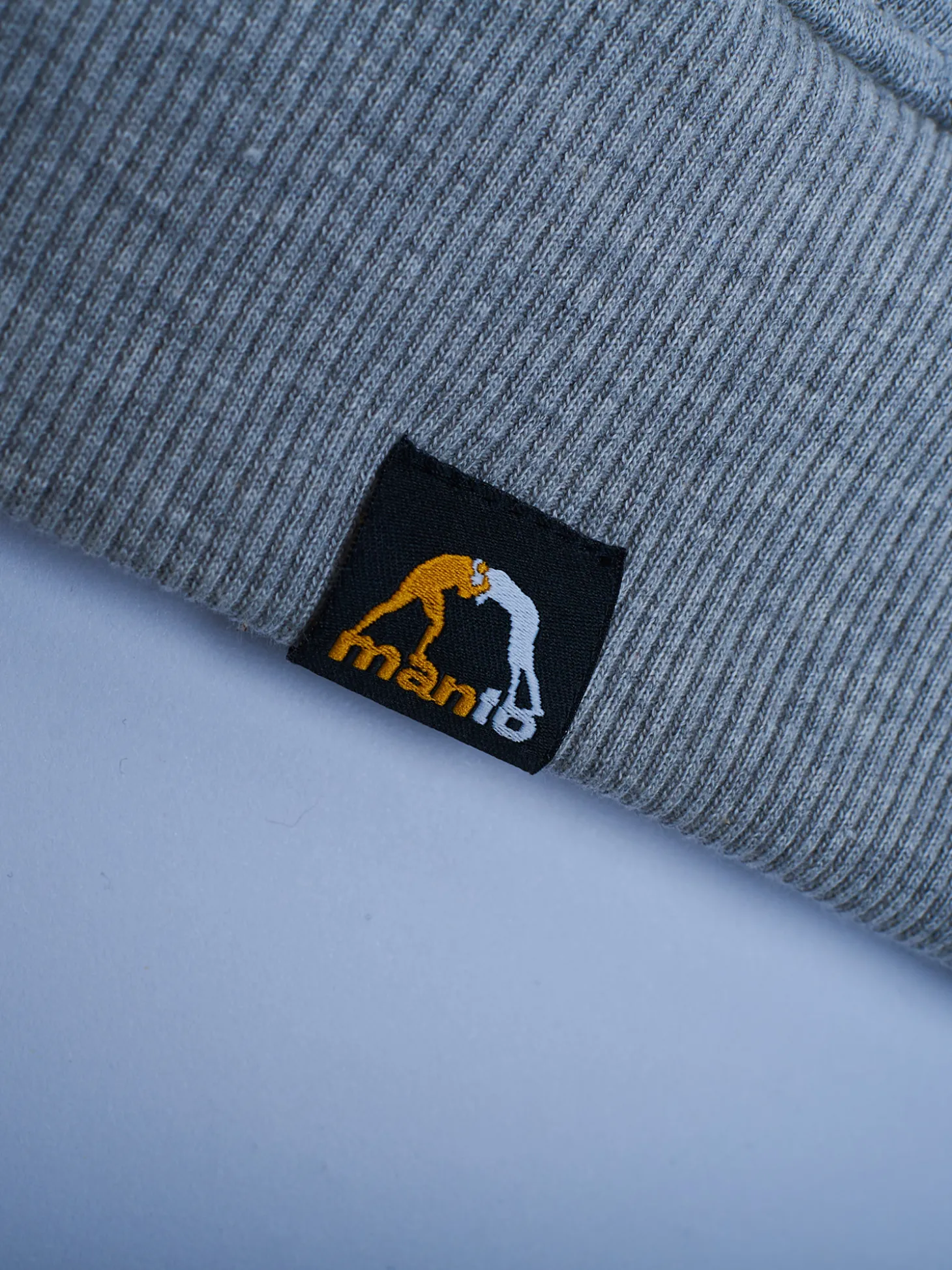 MANTO hoodie LABEL OVERSIZE heather gray