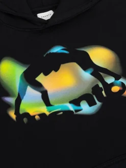 MANTO hoodie REFLECTION OVERSIZE schwarz