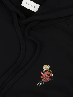 MANTO hoodie TENGU schwarz
