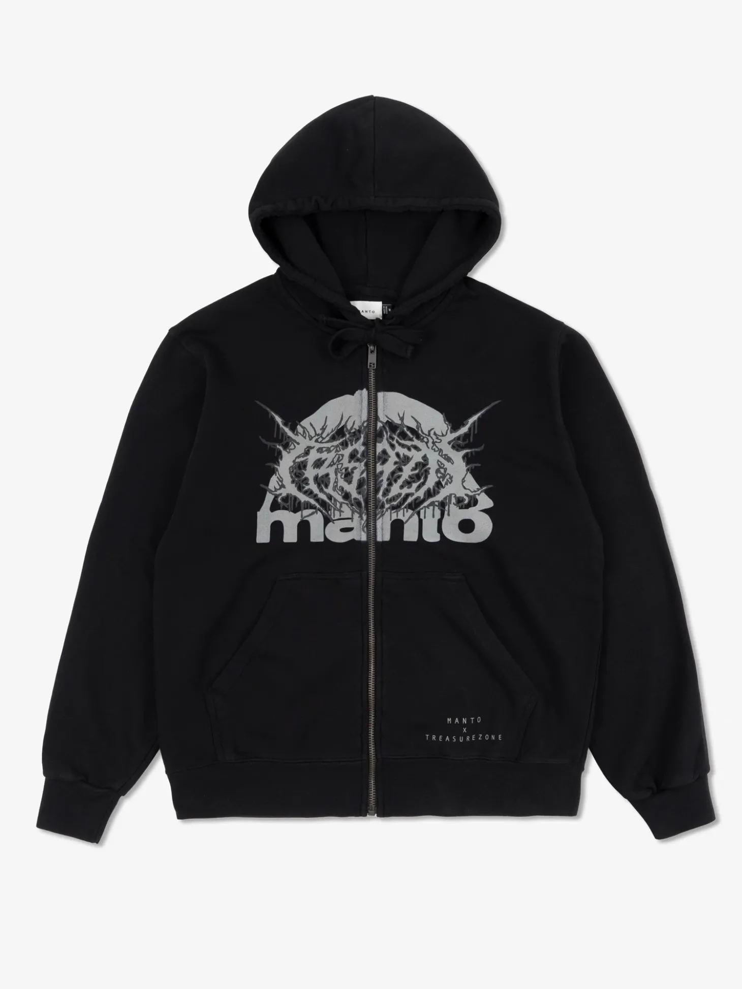 MANTO hoodie TREASURE ZONE schwarz