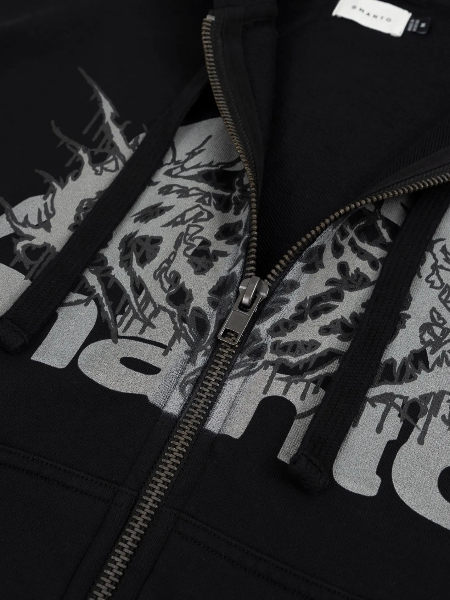 MANTO hoodie TREASURE ZONE schwarz