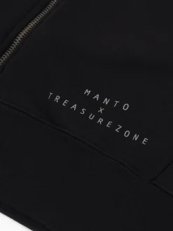 MANTO hoodie TREASURE ZONE schwarz
