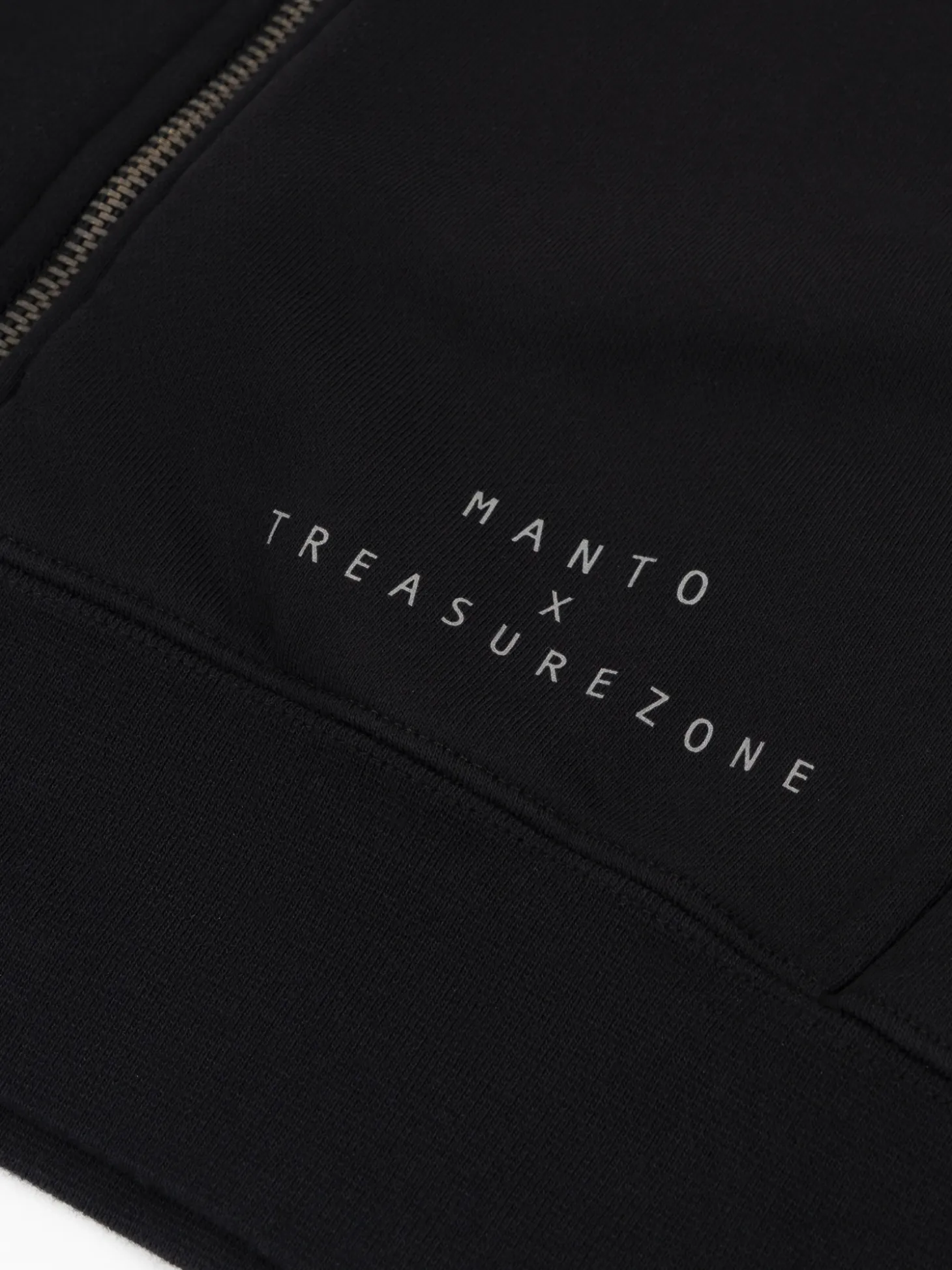 MANTO hoodie TREASURE ZONE schwarz