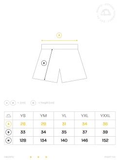 MANTO kids fight shorts DOGS