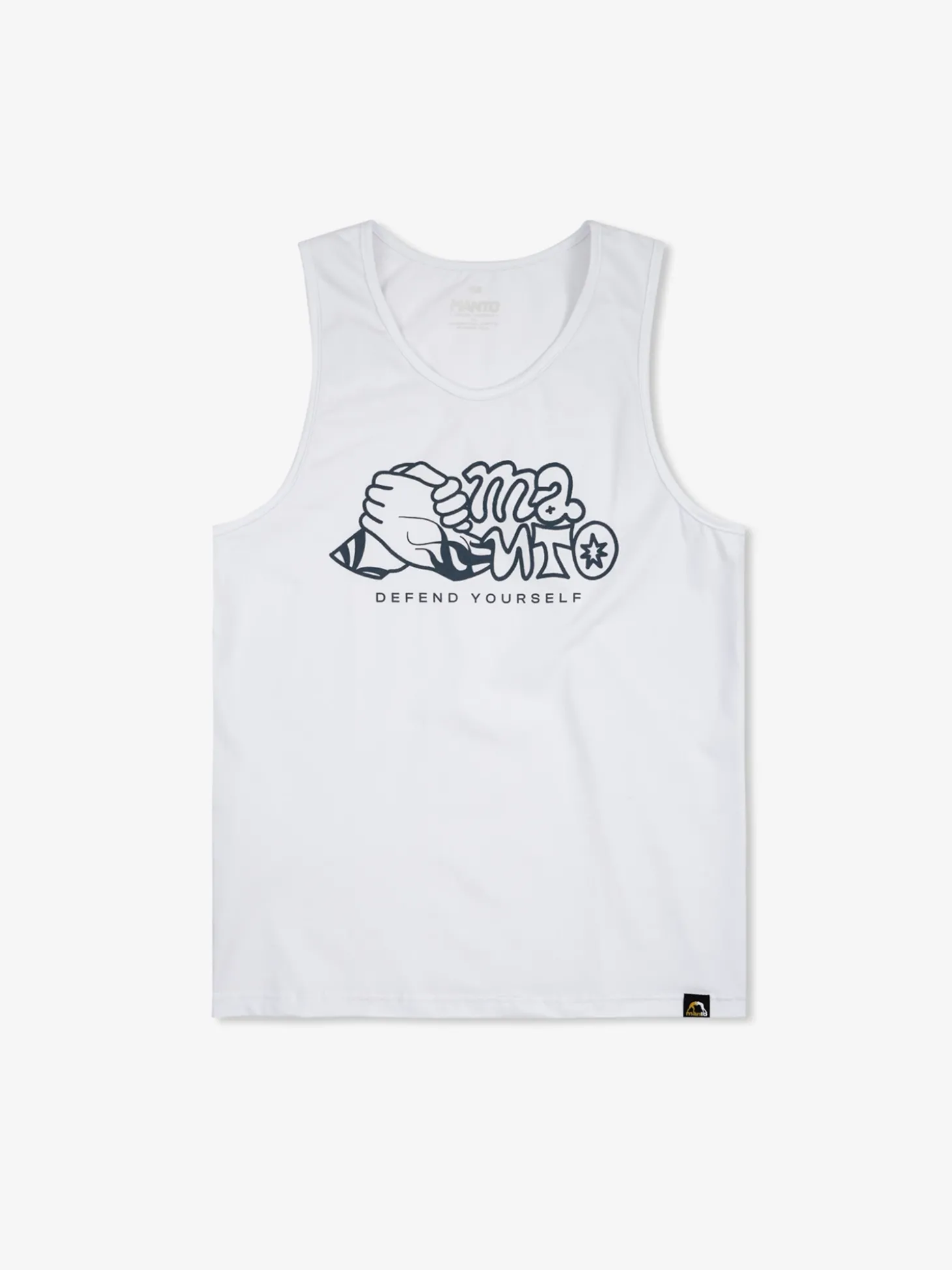 MANTO Muskelshirt BROS weiss