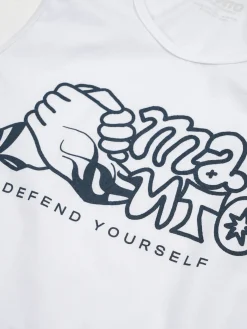 MANTO Muskelshirt BROS weiss