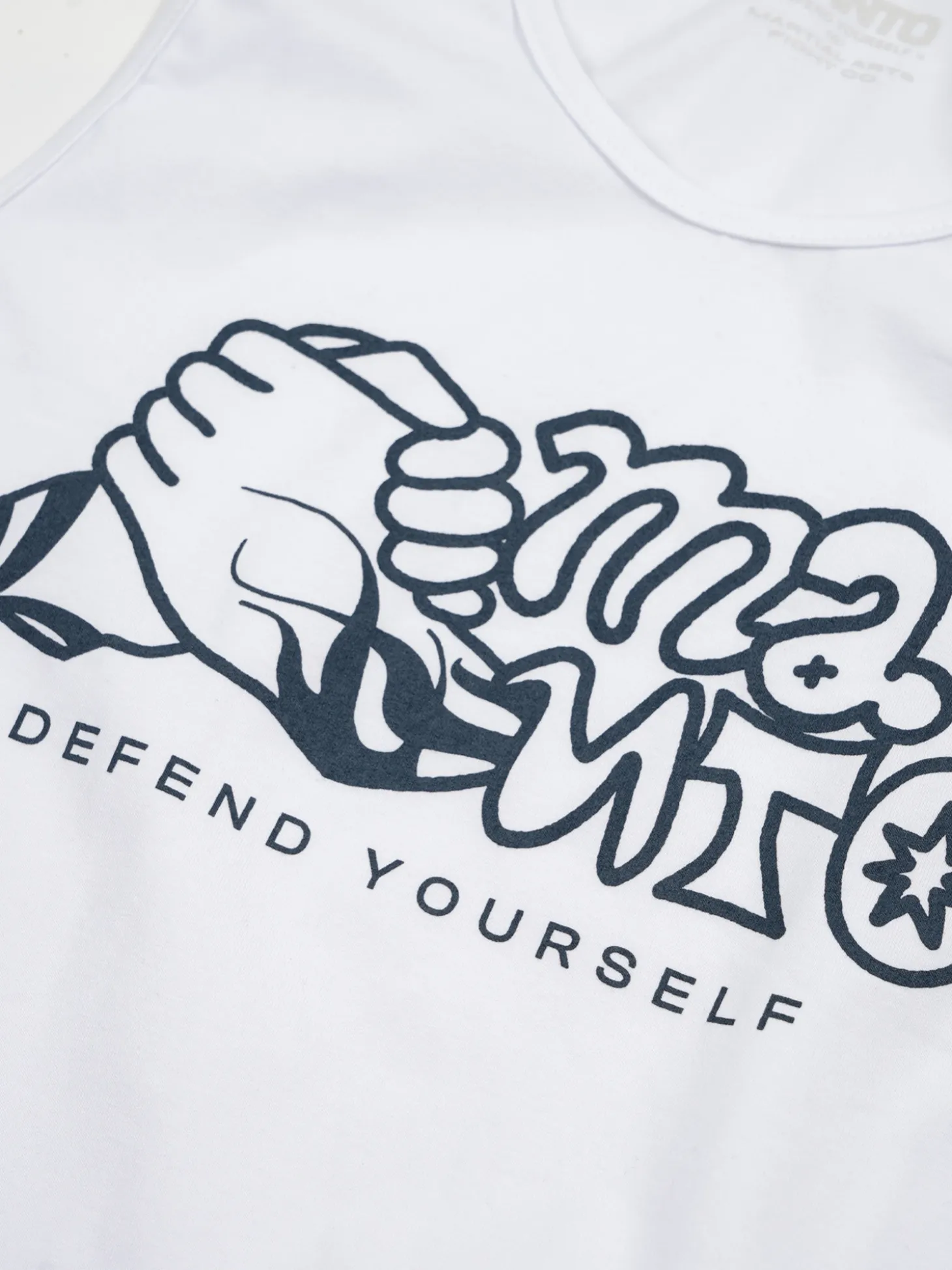 MANTO Muskelshirt BROS weiss
