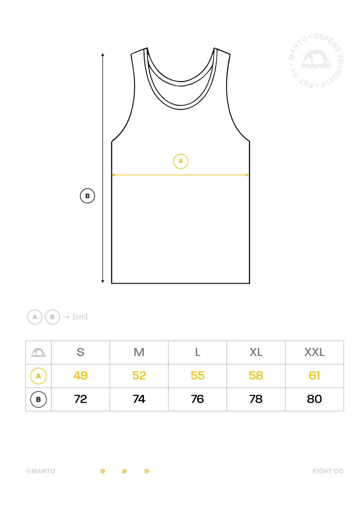 MANTO Muskelshirt BROS weiss