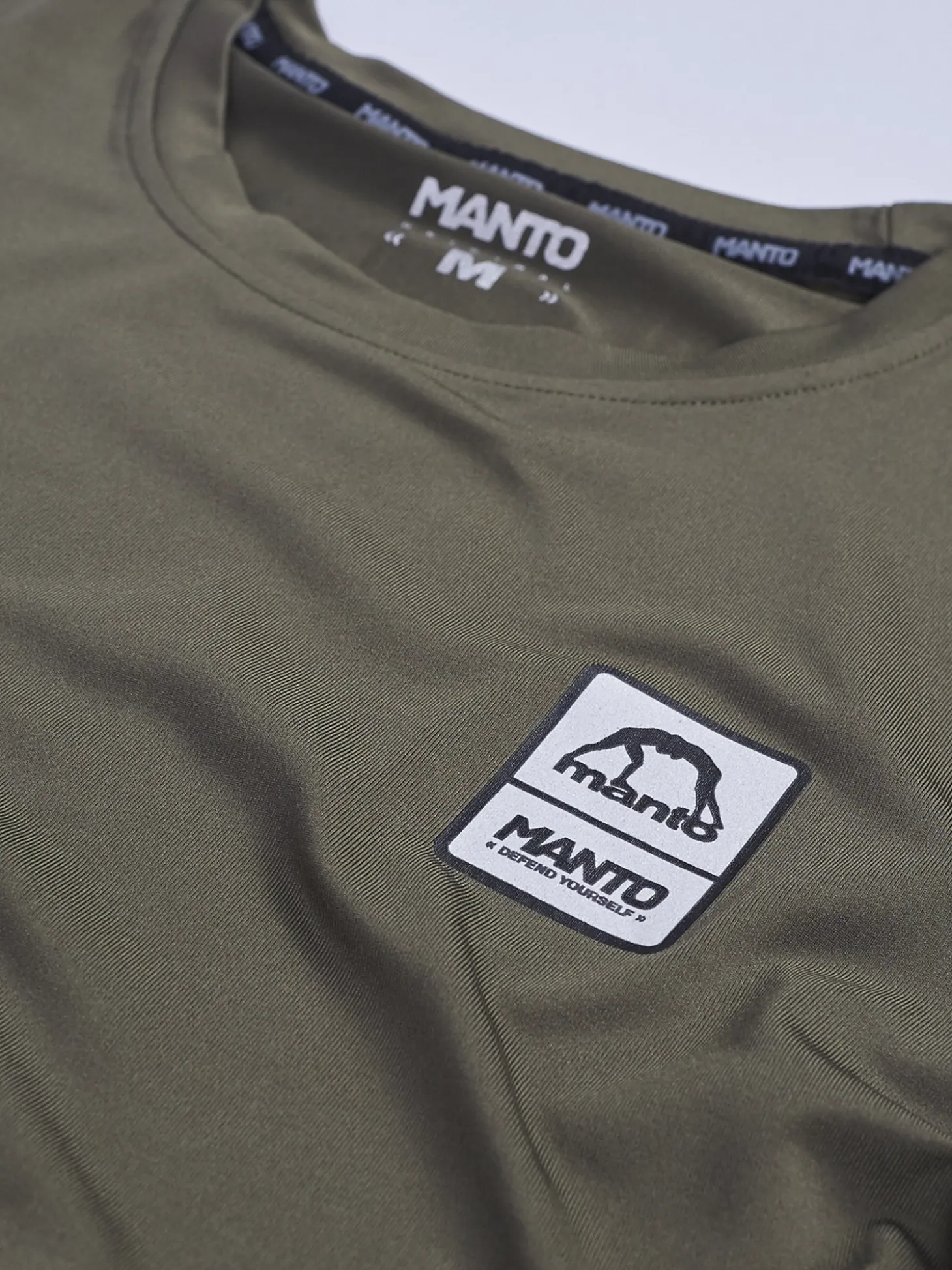 MANTO performance t-shirt PULSE khaki