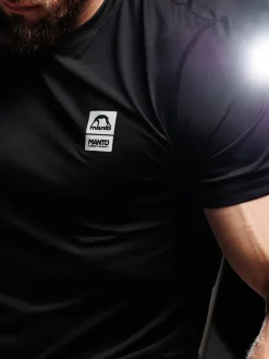 MANTO performance t-shirt PULSE schwarz