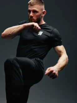 MANTO performance t-shirt PULSE schwarz