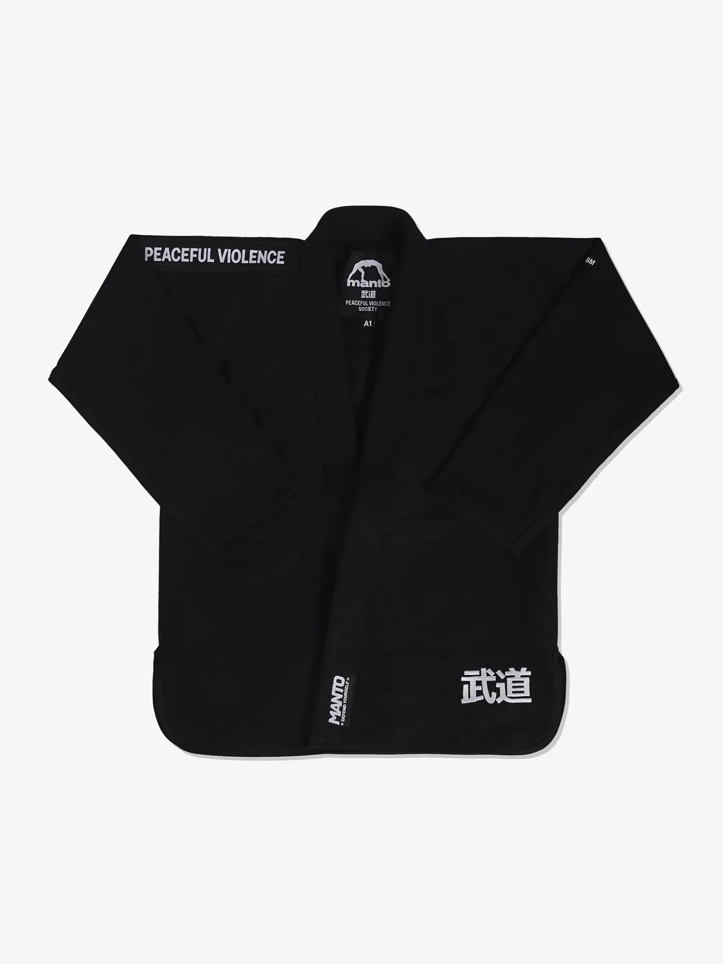 MANTO "SOCIETY" BJJ GI schwarz