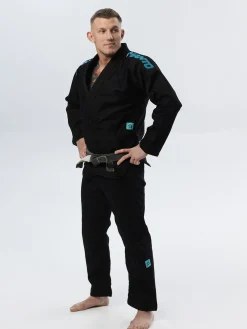 MANTO "X5" BJJ GI schwarz - türkis