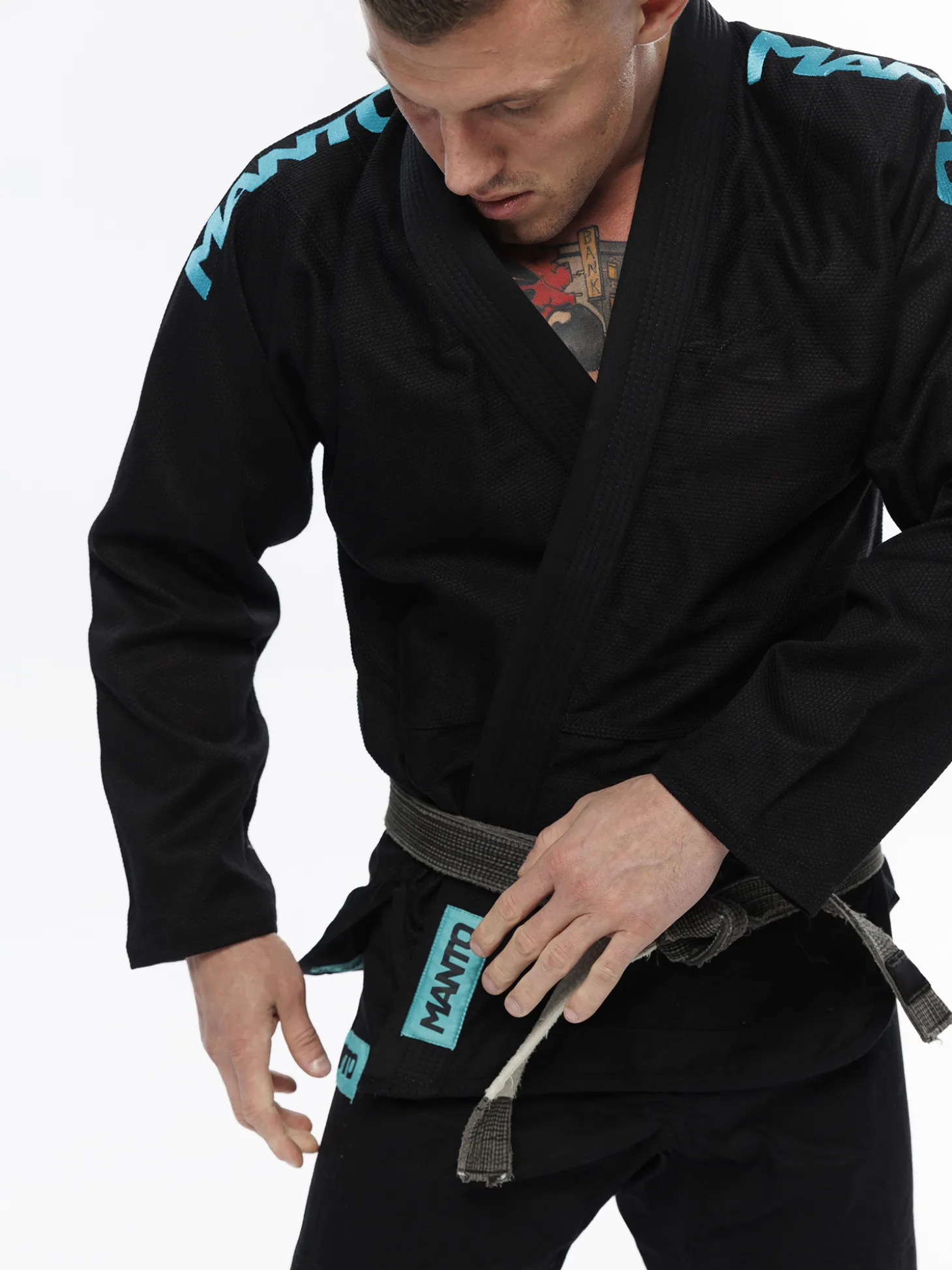 MANTO "X5" BJJ GI schwarz - türkis
