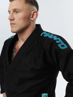 MANTO "X5" BJJ GI schwarz - türkis